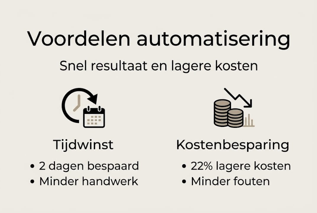 Infographic: de voordelen van automatisering in de backoffice