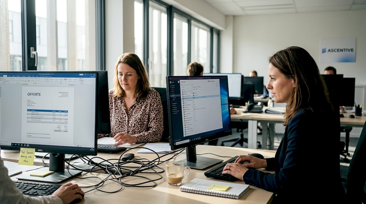 Steeds meer vrouwen gebruiken slimme software om hun werkprocessen efficiënter te maken.