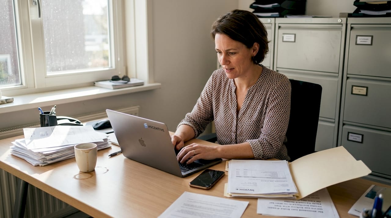 Ondernemer in het mkb zet stappen richting automatisering van bedrijfsprocessen.