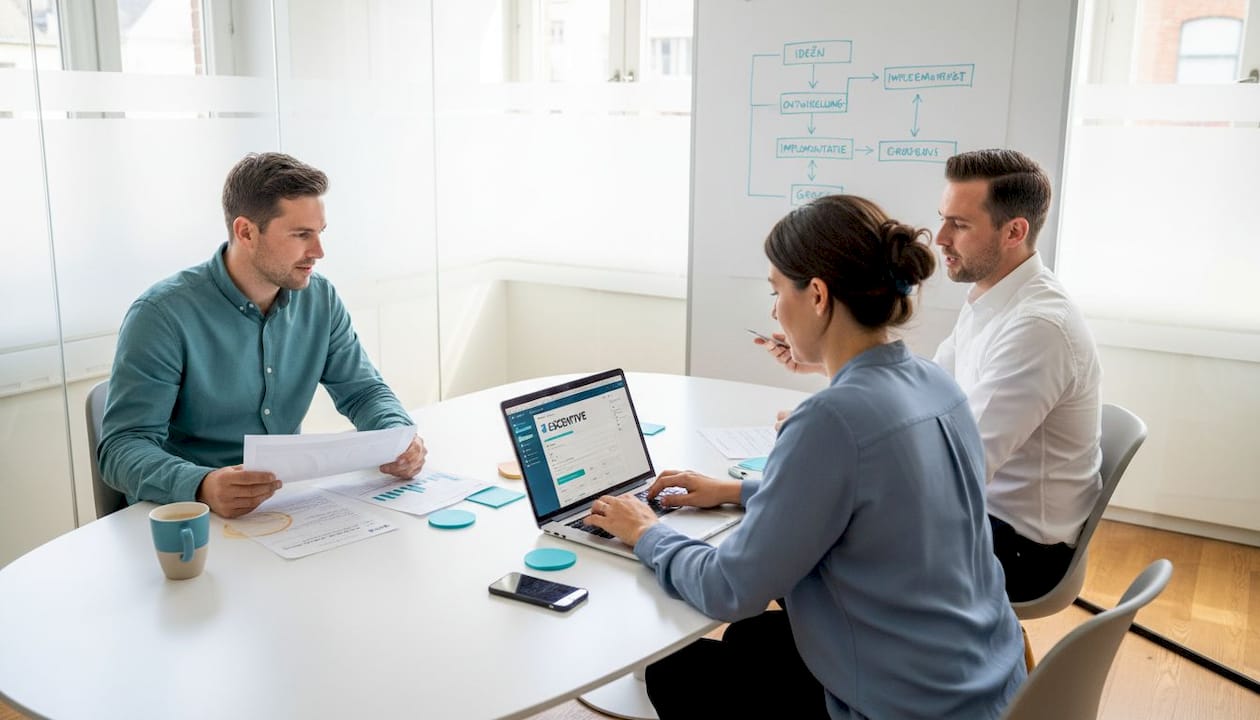 Binnen kleine mkb-teams staat het optimaliseren van werkprocessen centraal.