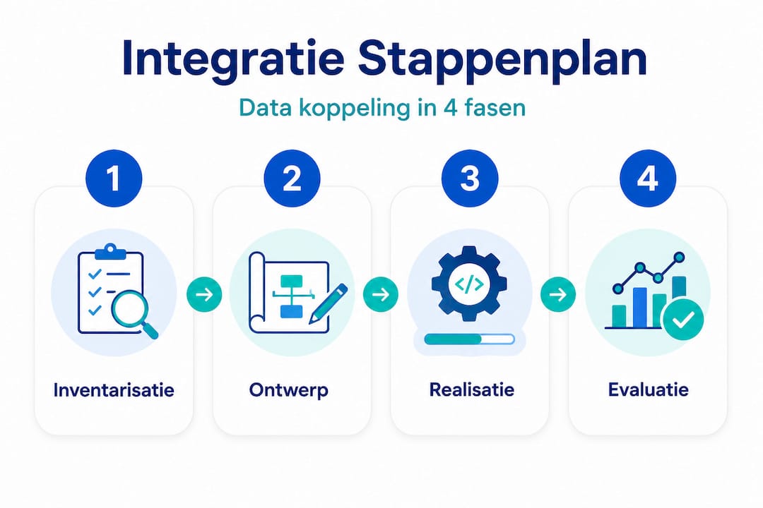 Overzicht: vier stappen naar succesvolle data-integratie