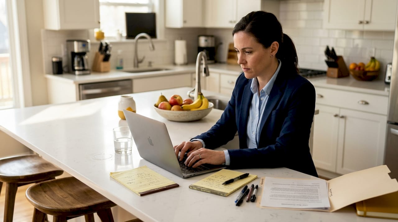 Agent sending offer for home purchase