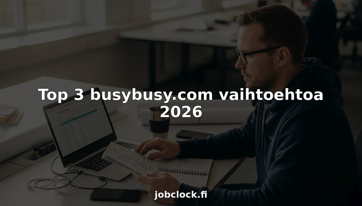 Top 3 busybusy.com vaihtoehtoa 2026