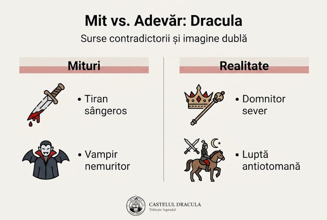 Dracula: Mituri versus adevăruri – infografic