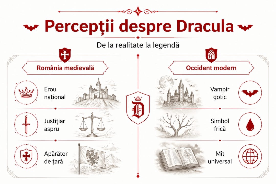 Infografic: Cum este perceput Dracula în România față de țările din Vest