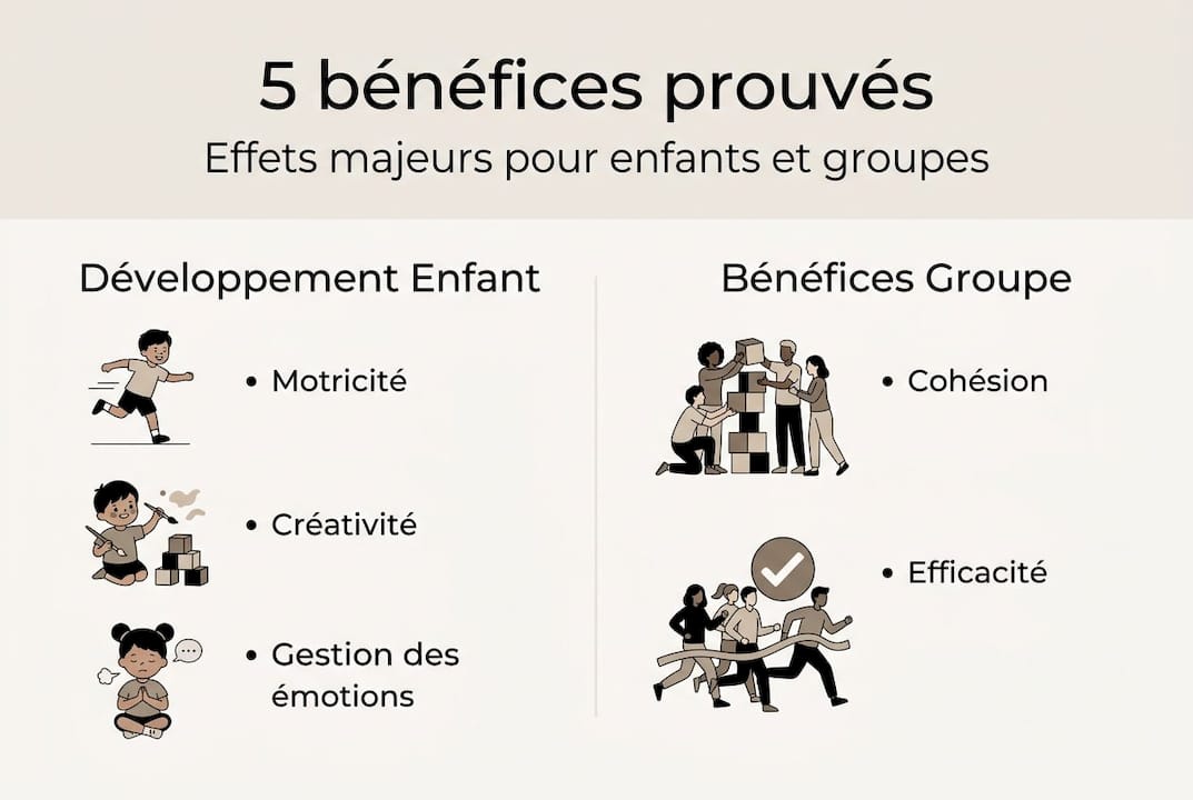 Infographie : tous les atouts des activités variées