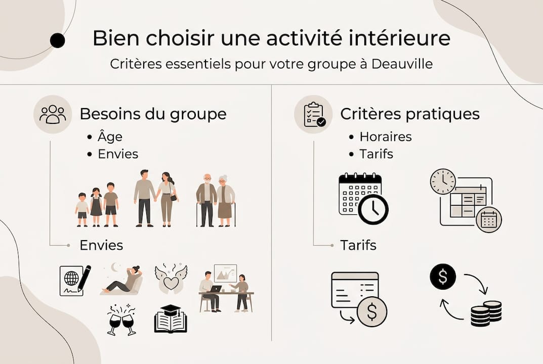Infographie : comment bien choisir son activité à Deauville ?