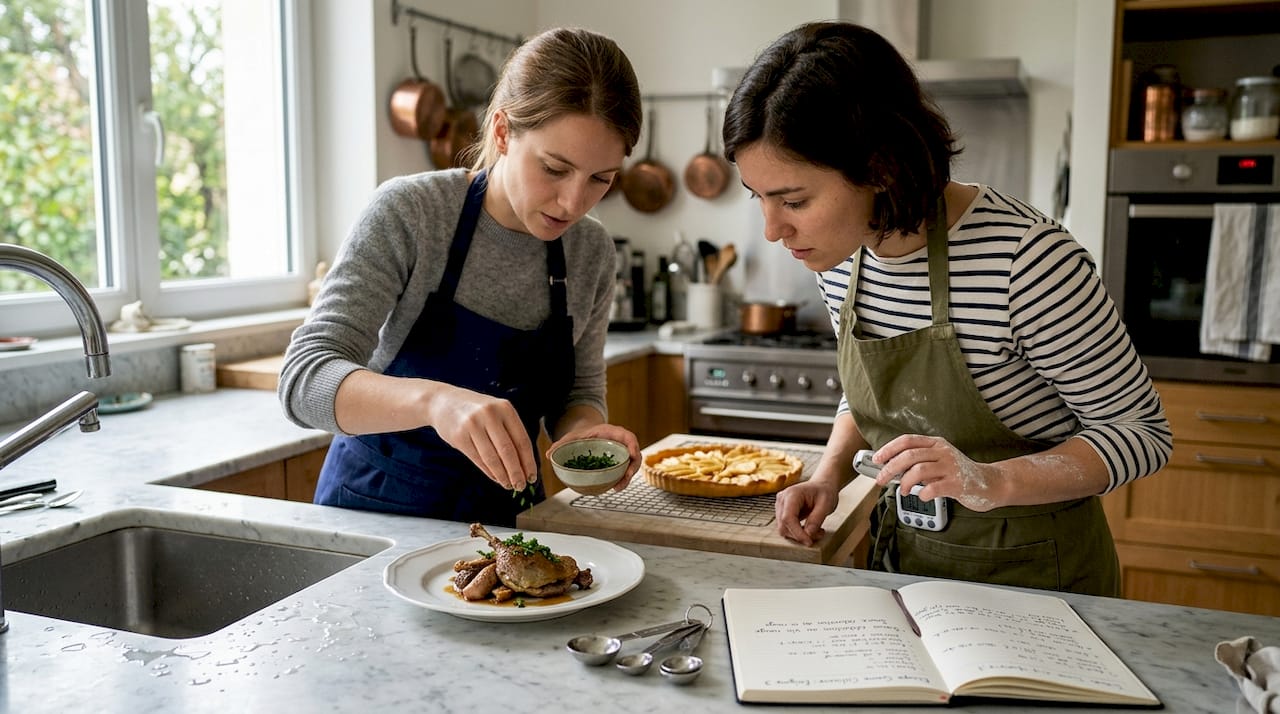 Un duo relève le défi d’un escape game gastronomique à Deauville.