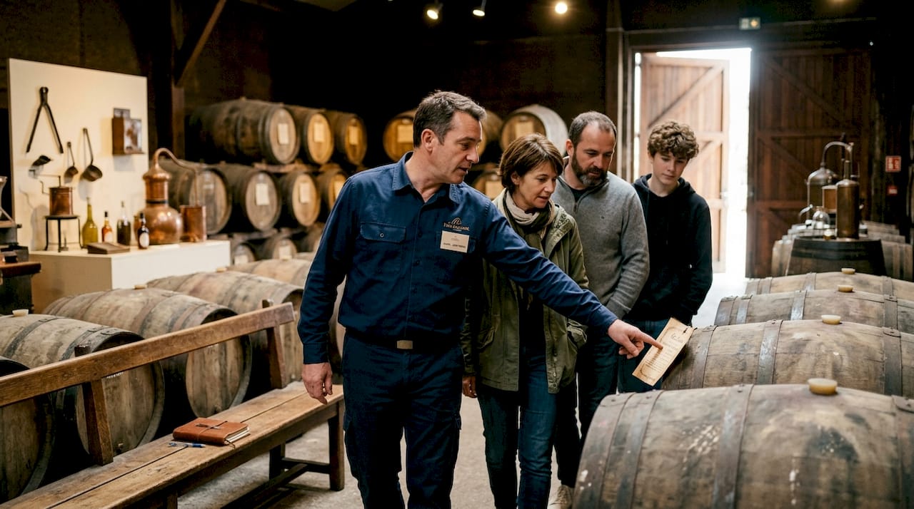 Partez à la découverte de la distillerie Père Magloire grâce à une visite immersive, idéale à partager en famille.