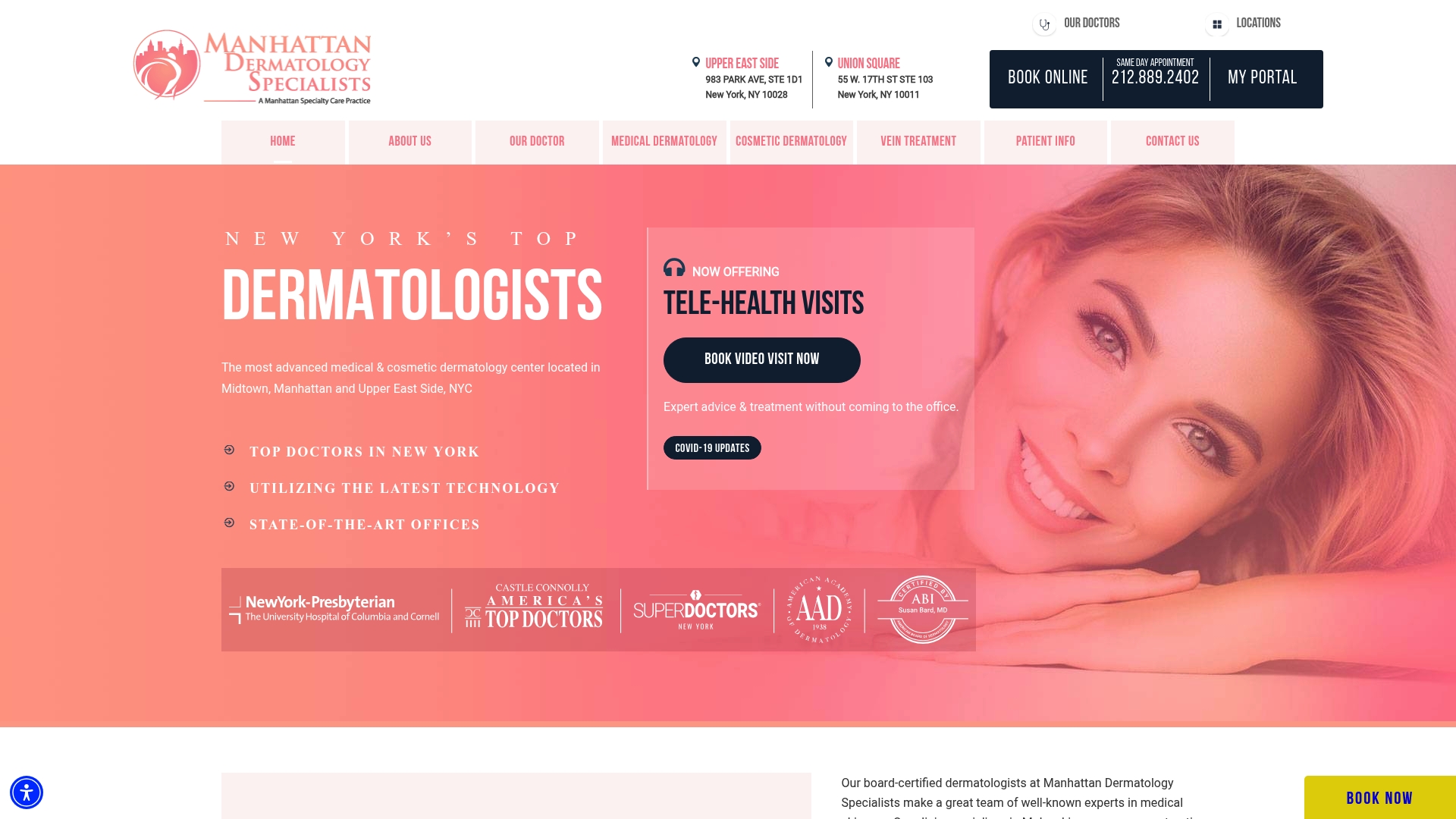 https://manhattandermatologistsnyc.com