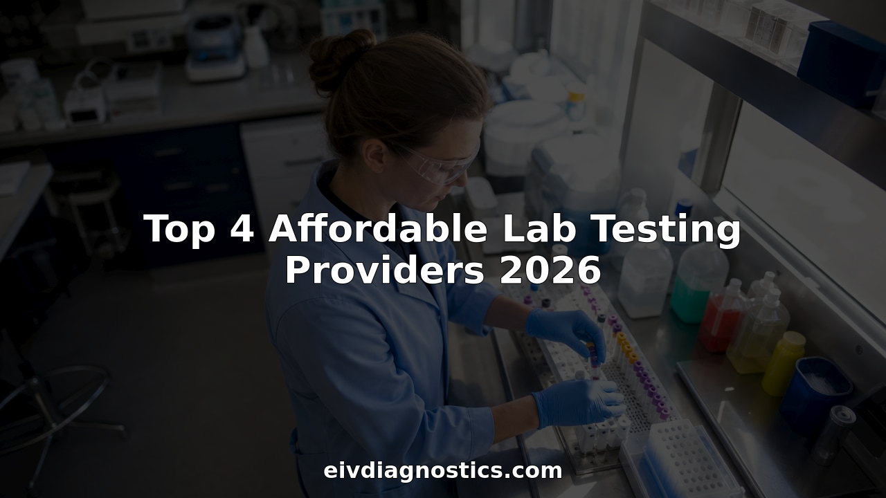 Top 4 Affordable Lab Testing Providers 2026
