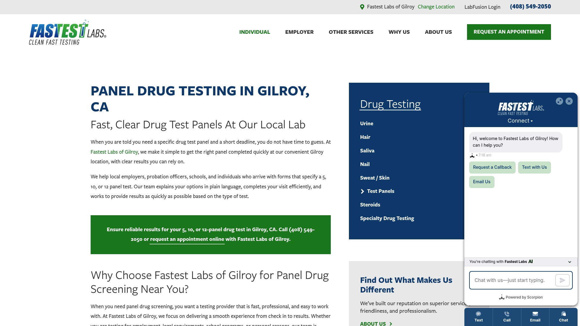 https://fastestlabs.com/gilroy/individual/drug-testing/test-panels