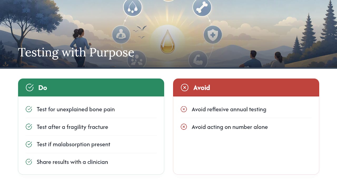 The case for testing with purpose, not habit — overview diagram