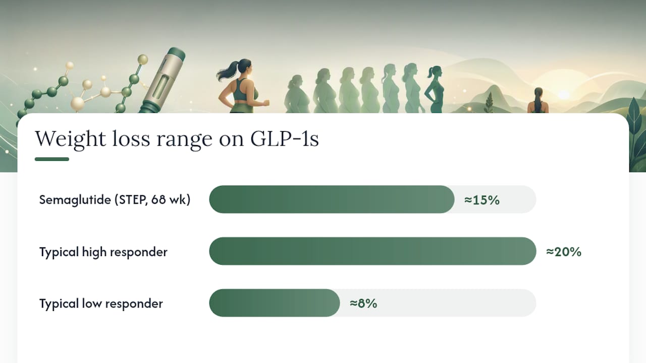 What Percentage of Body Weight Can You Lose on GLP-1s? — overview diagram