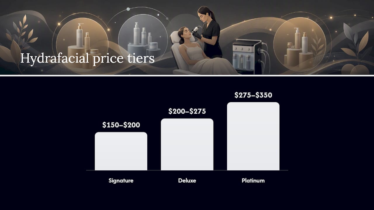 How Much Is a Hydrafacial? Pricing by Tier — overview diagram
