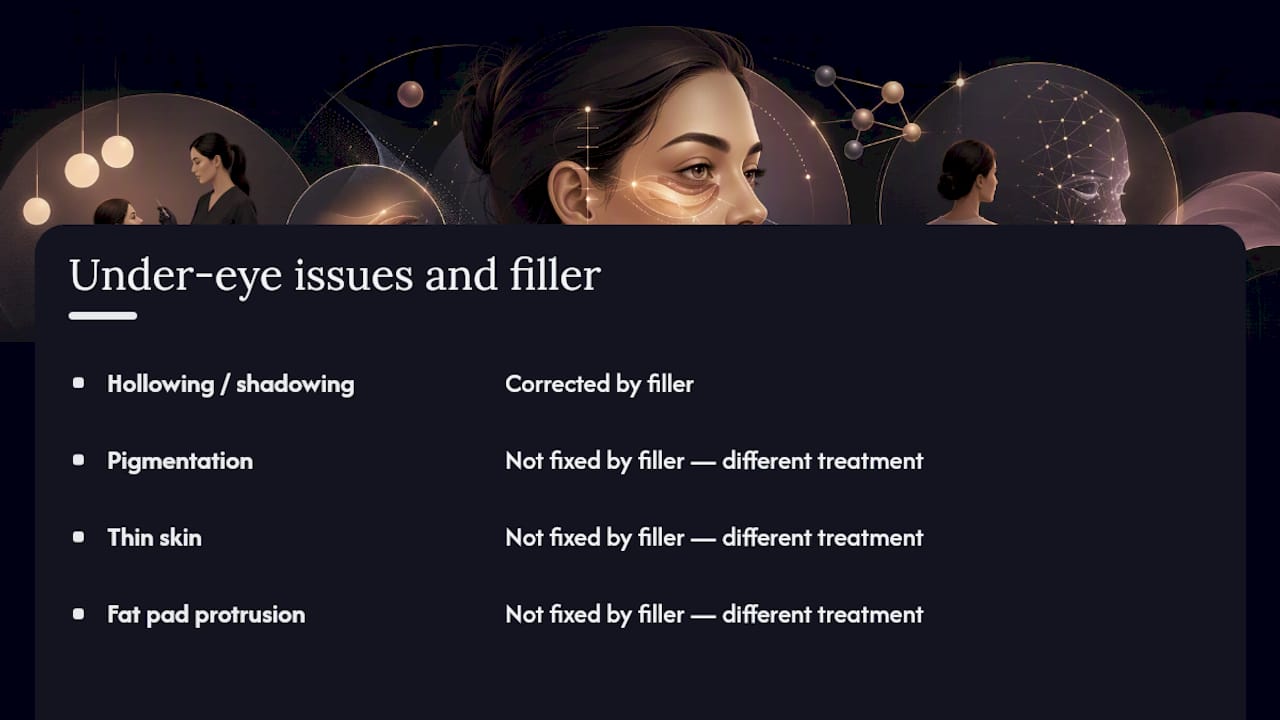 Is Under Eye Filler Worth the Risk? The Psychological Side — overview diagram
