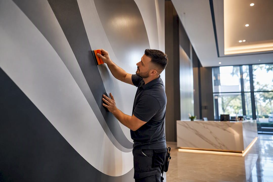 Install Office Wall Graphics in 4–8 Hours, for Facility Managers