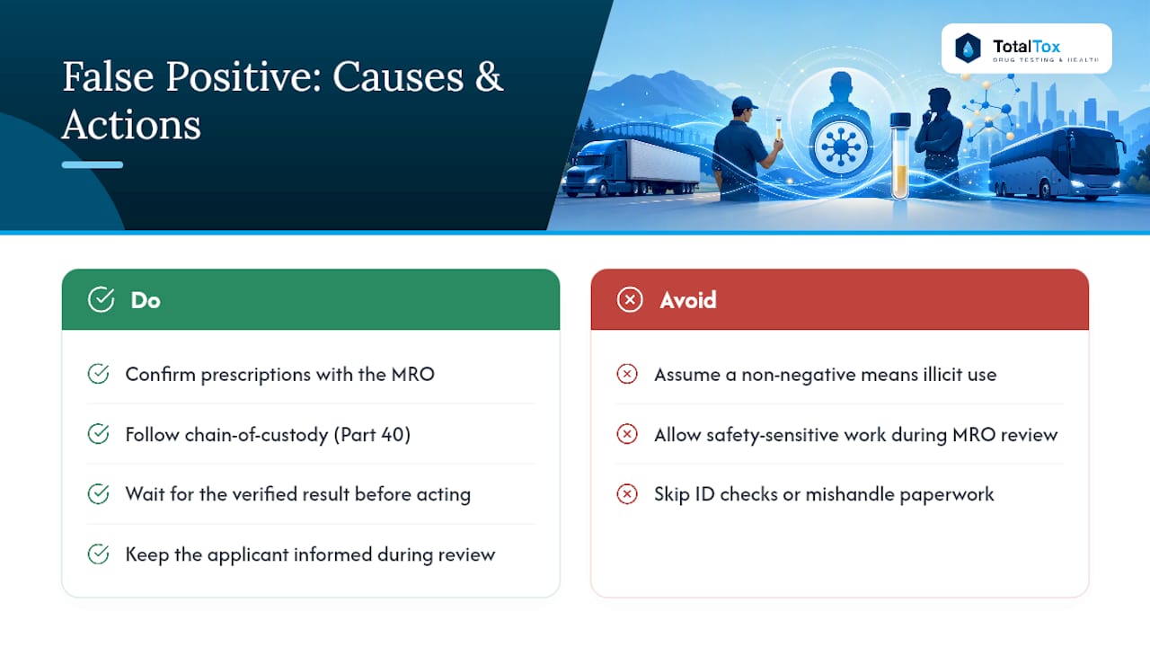 What Actually Causes a False Positive — overview diagram