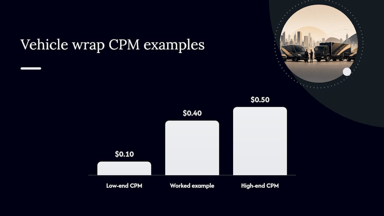 How to Calculate Your Vehicle Wrap CPM — overview diagram