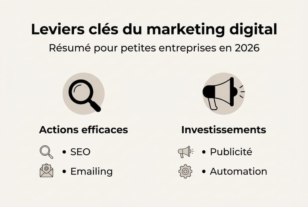 Infographie : les clés du marketing digital pour booster la croissance des PME