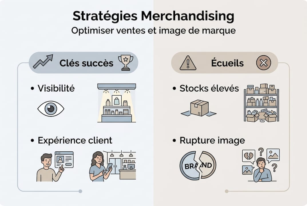 Infographie : les clés du merchandising et les pièges à éviter