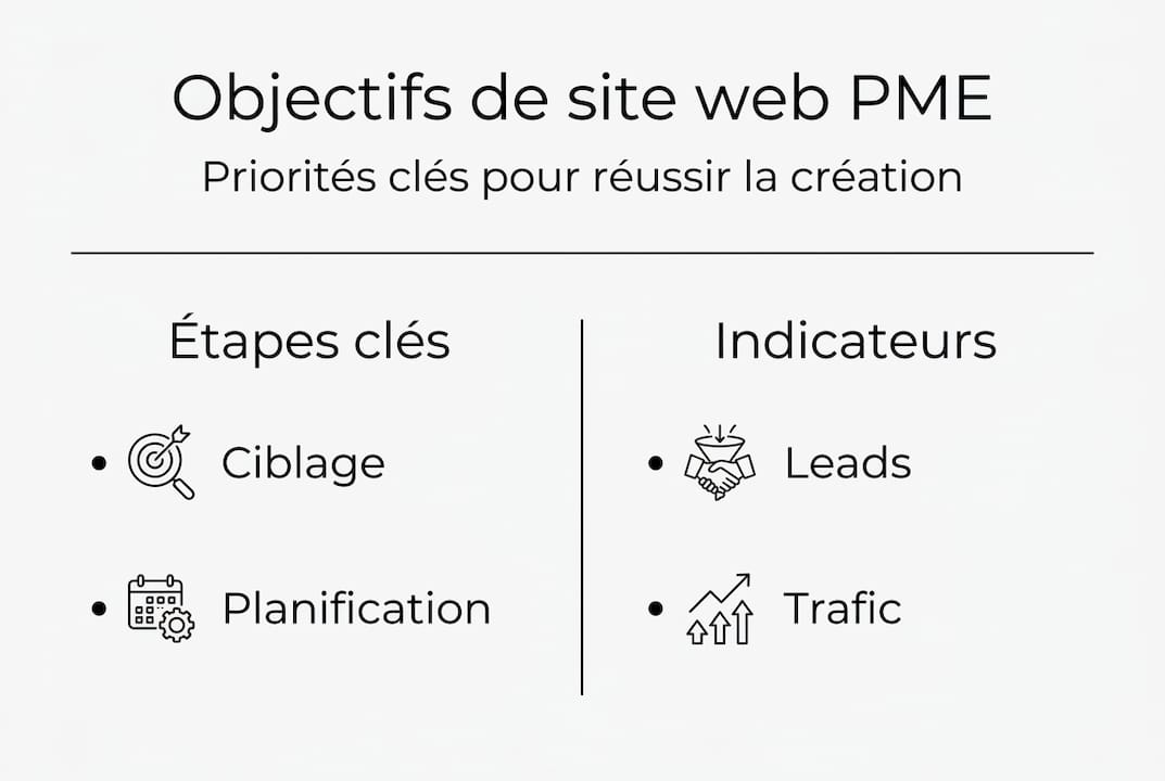 Infographie : quels objectifs pour le site internet d’une PME ?