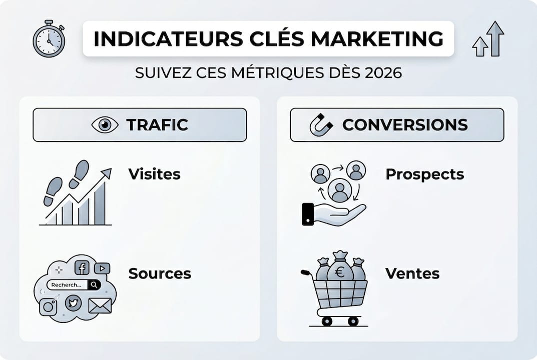 Les chiffres clés à connaître pour piloter votre stratégie de marketing digital, présentés en infographie