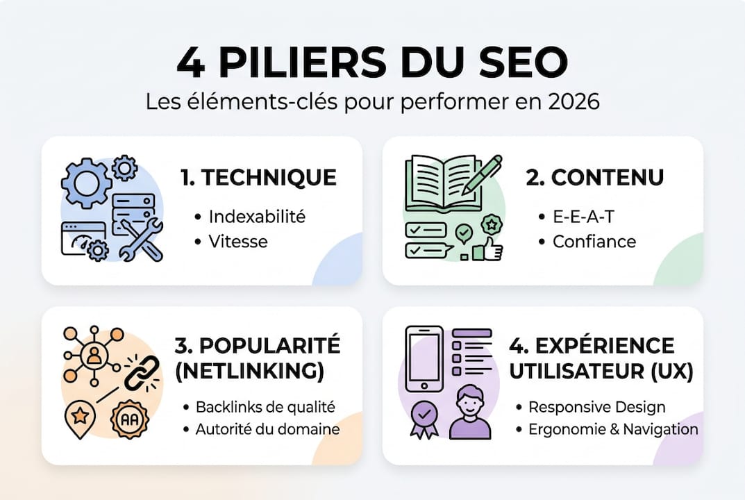 Découvrez notre infographie exclusive : les fondamentaux du SEO à maîtriser en 2026