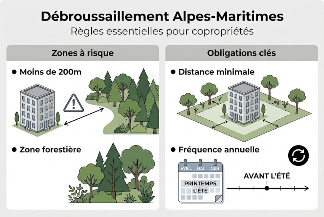 Infographie : tout ce qu’il faut savoir sur les obligations de débroussaillage