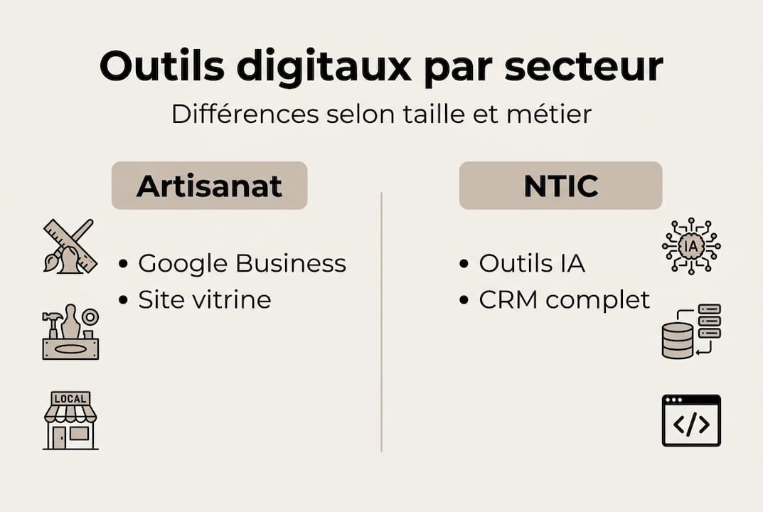 Panorama des solutions numériques incontournables par secteur d’activité