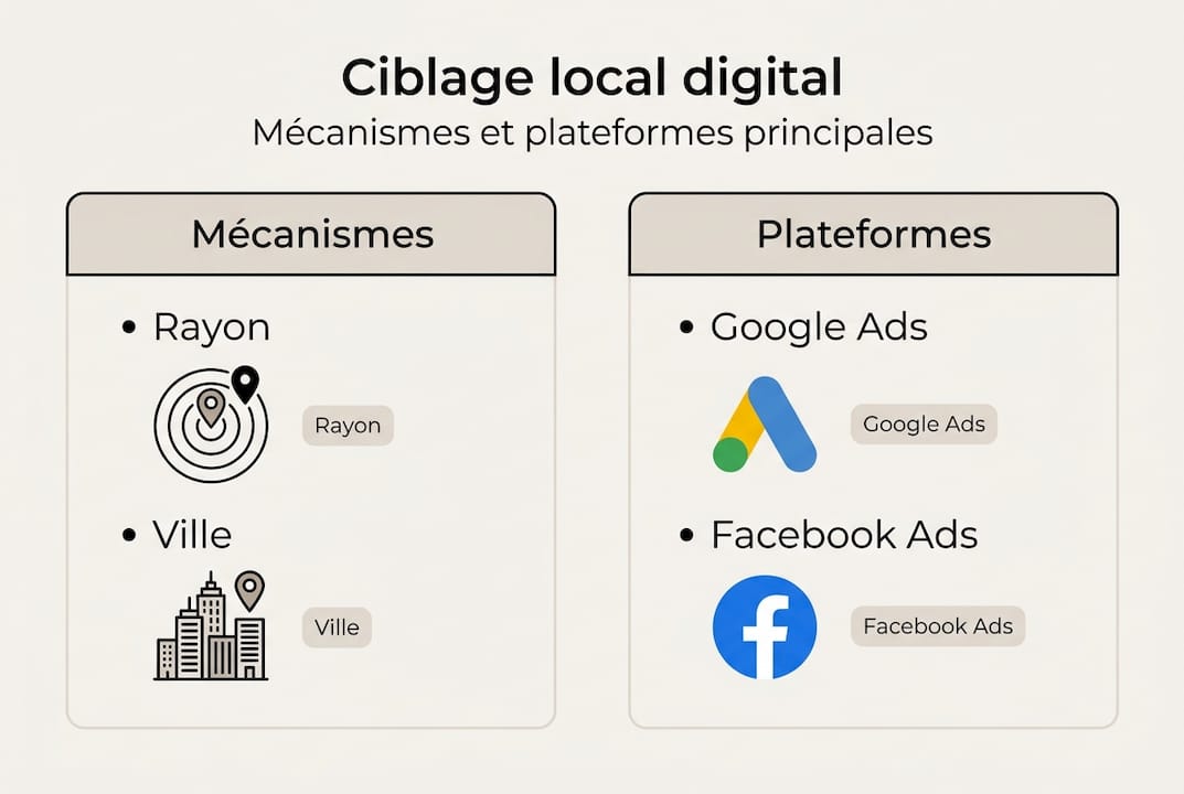 Découvrez en un coup d’œil les principaux leviers et supports de la publicité locale grâce à notre infographie.