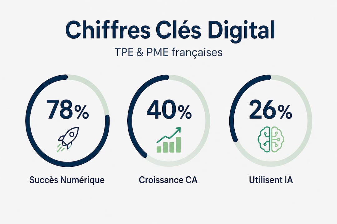 Chiffres clés sur l’impact du digital pour les PME