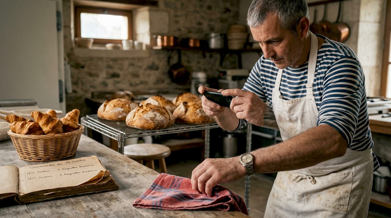 Un boulanger passionné vous invite à partager un moment de convivialité autour de son savoir-faire.