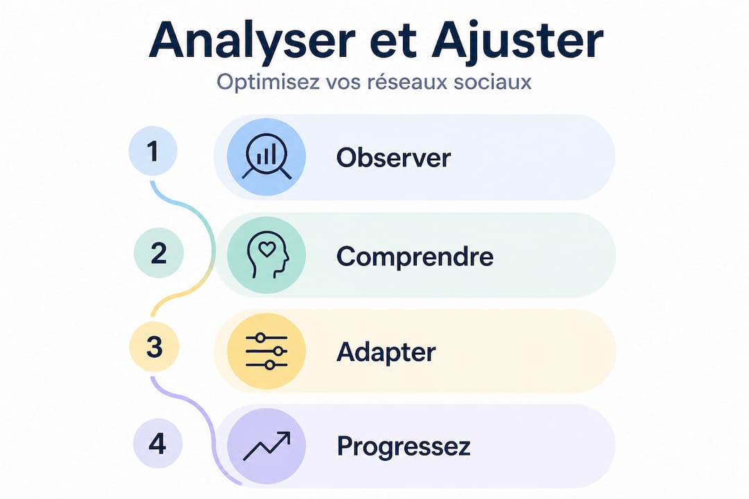 Infographie : les étapes clés pour élaborer une stratégie efficace sur les réseaux sociaux