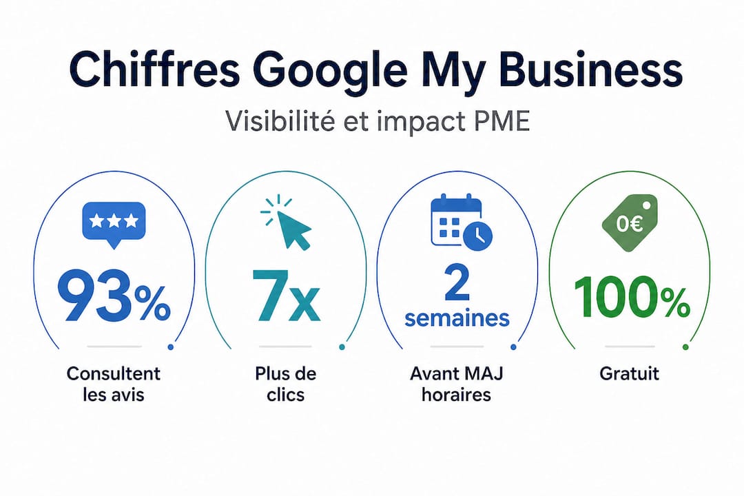 Chiffres clés sur l’utilisation de Google My Business par les PME : infographie à découvrir