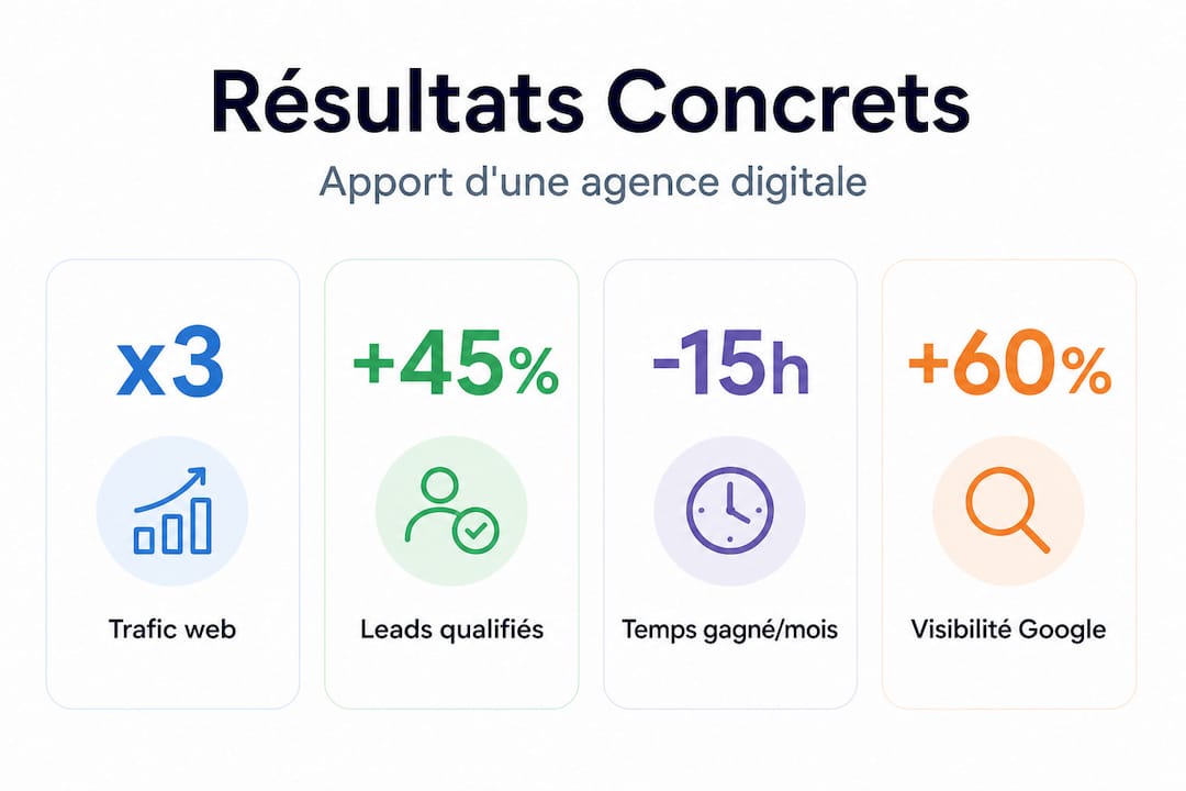 Découvrez en images les performances réelles de notre agence digitale