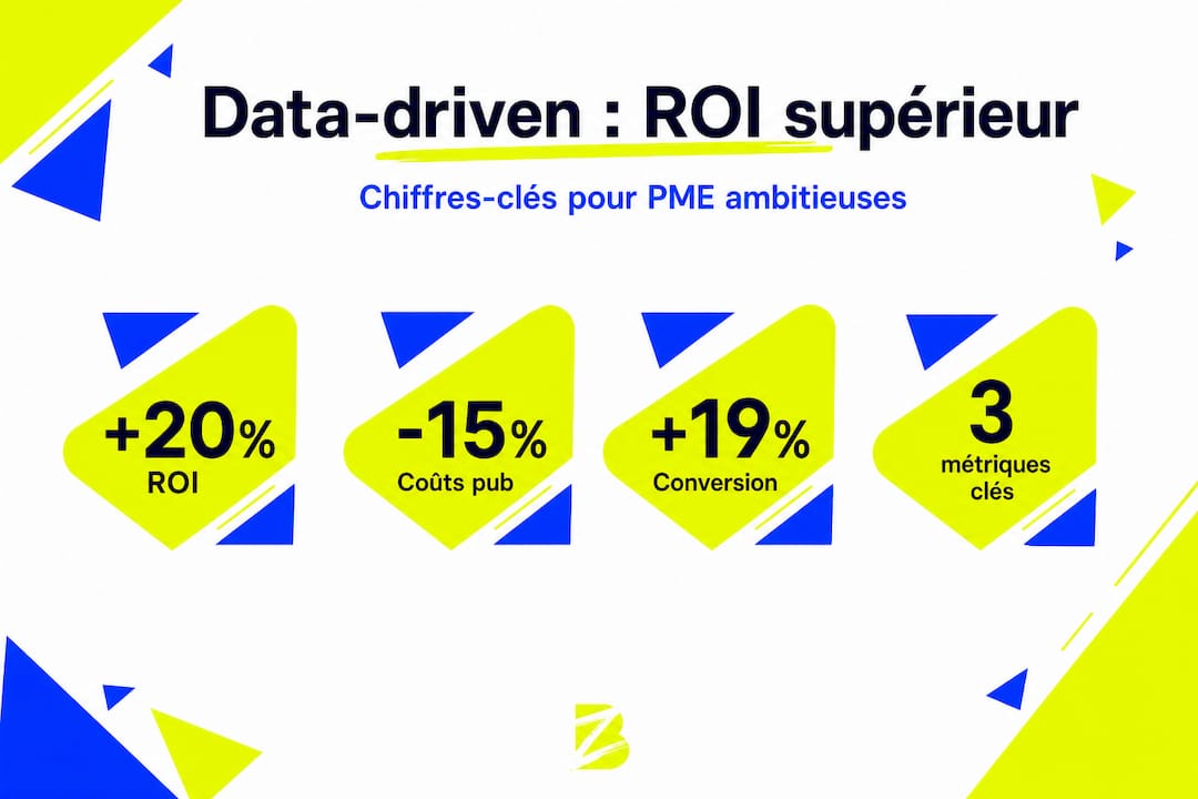 Découvrez en un clin d'œil les chiffres incontournables et le retour sur investissement du marketing piloté par la donnée grâce à notre infographie.