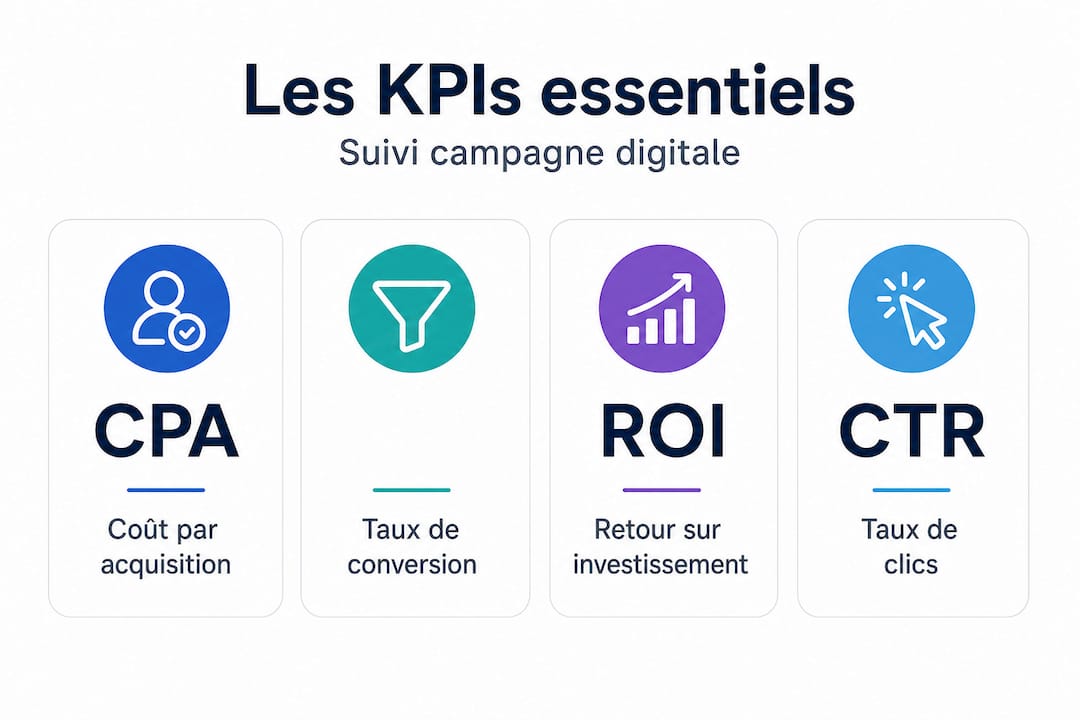 Infographie : les indicateurs clés à surveiller en publicité digitale