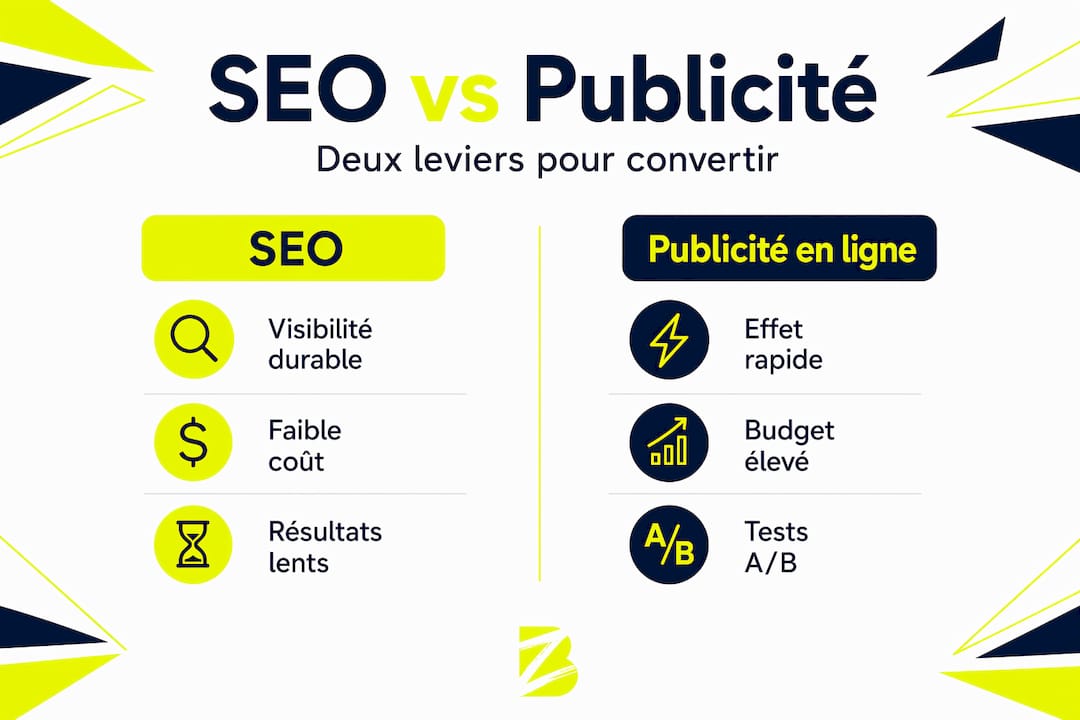 SEO vs publicité en ligne : le match en infographie
