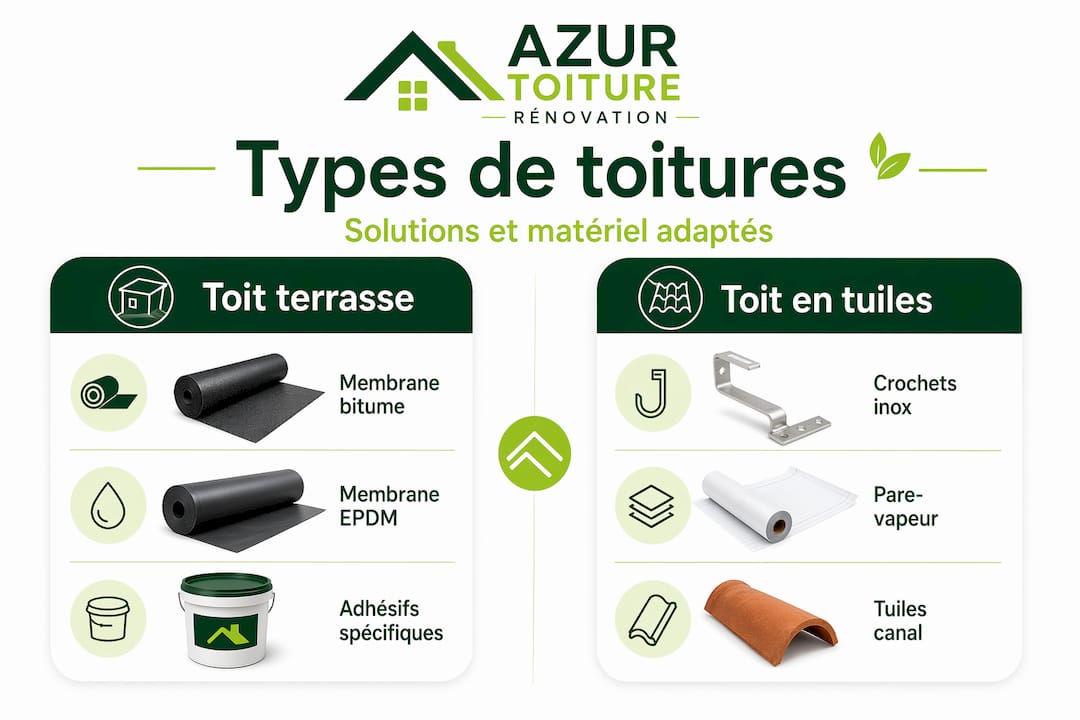 Panorama des solutions d’étanchéité selon le type de toiture