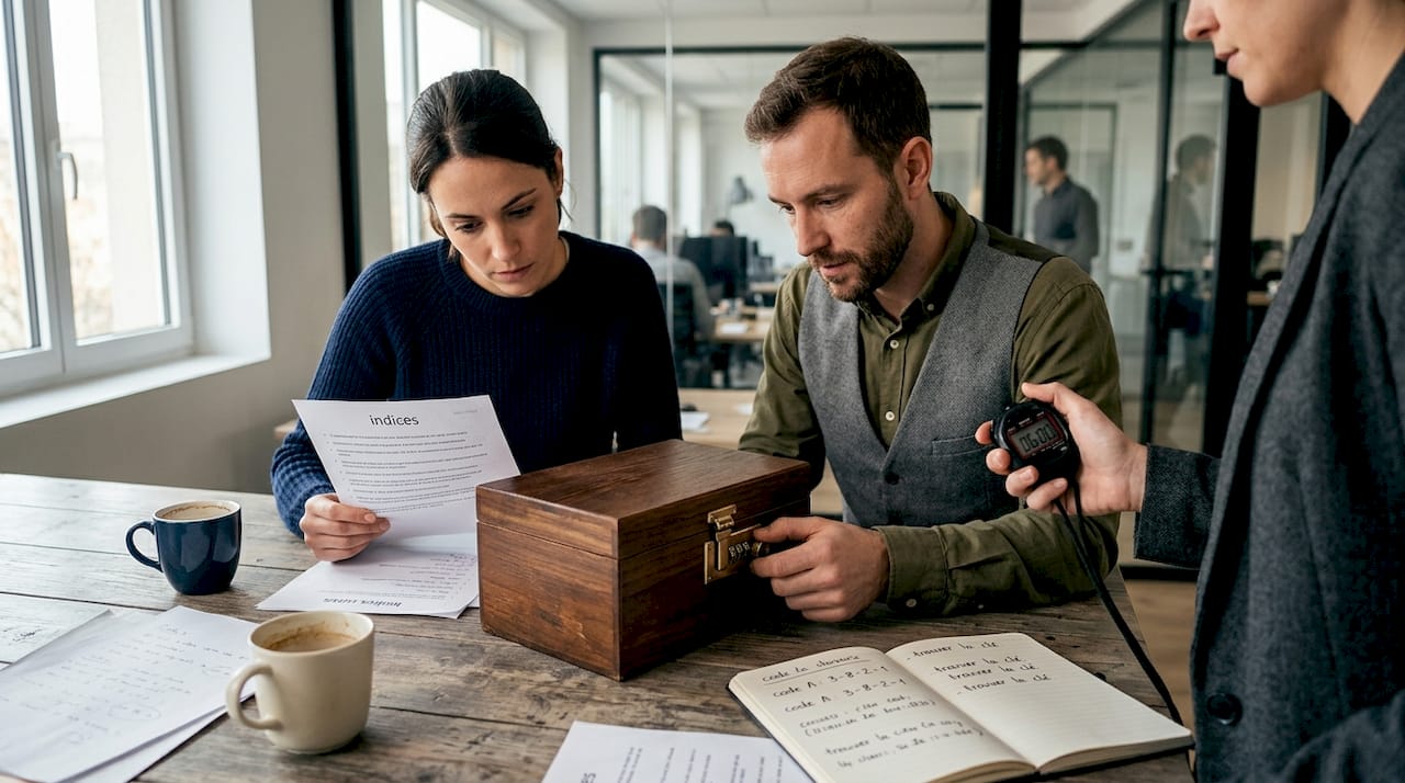 L’esprit d’équipe à l’épreuve lors d’un escape game en entreprise
