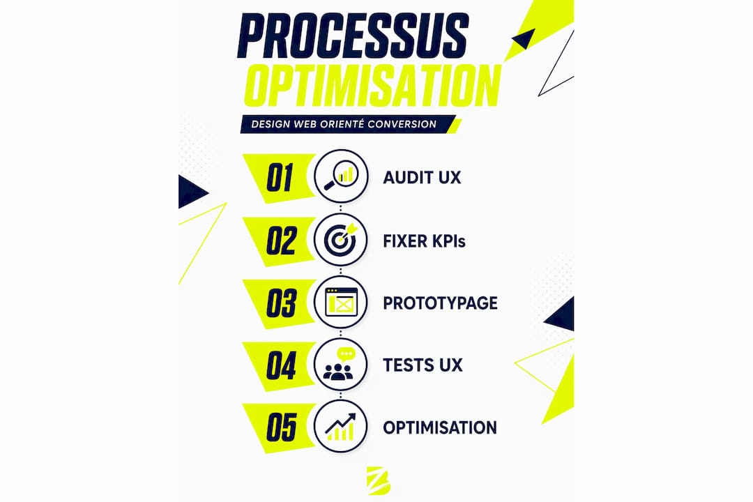 Infographie : les étapes clés pour optimiser la conception de votre site web
