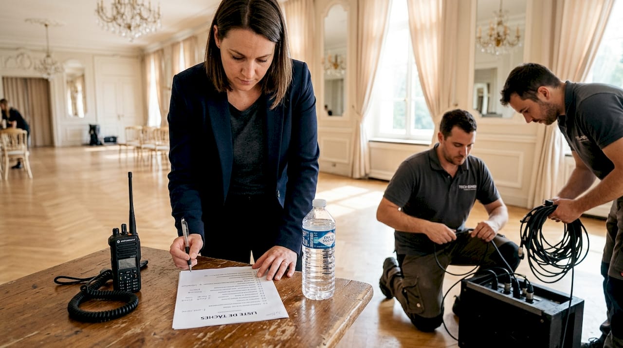 Organisateur d’événements en charge de la gestion de son propre agenda