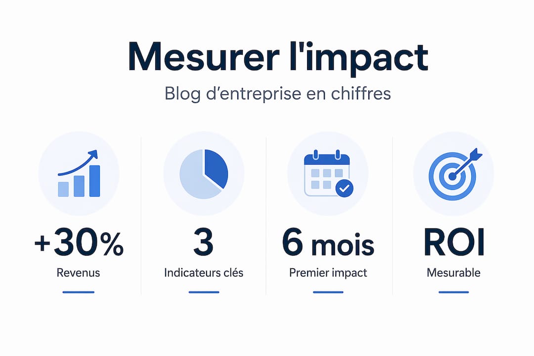 Visuel : Retour sur investissement et principaux indicateurs de performance d’un blog