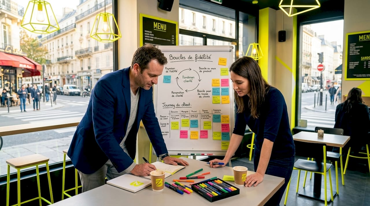 Échange autour du concept de la Loyalty Loop au bureau