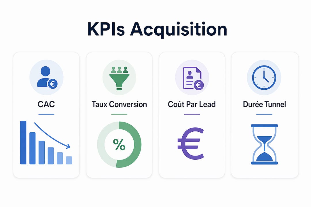 Panorama des indicateurs clés de performance pour booster l’acquisition de clients