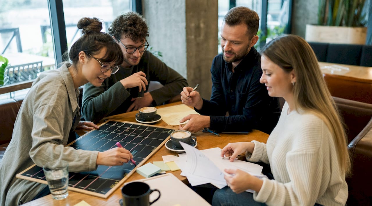 Point d’équipe sur l’organisation des plannings