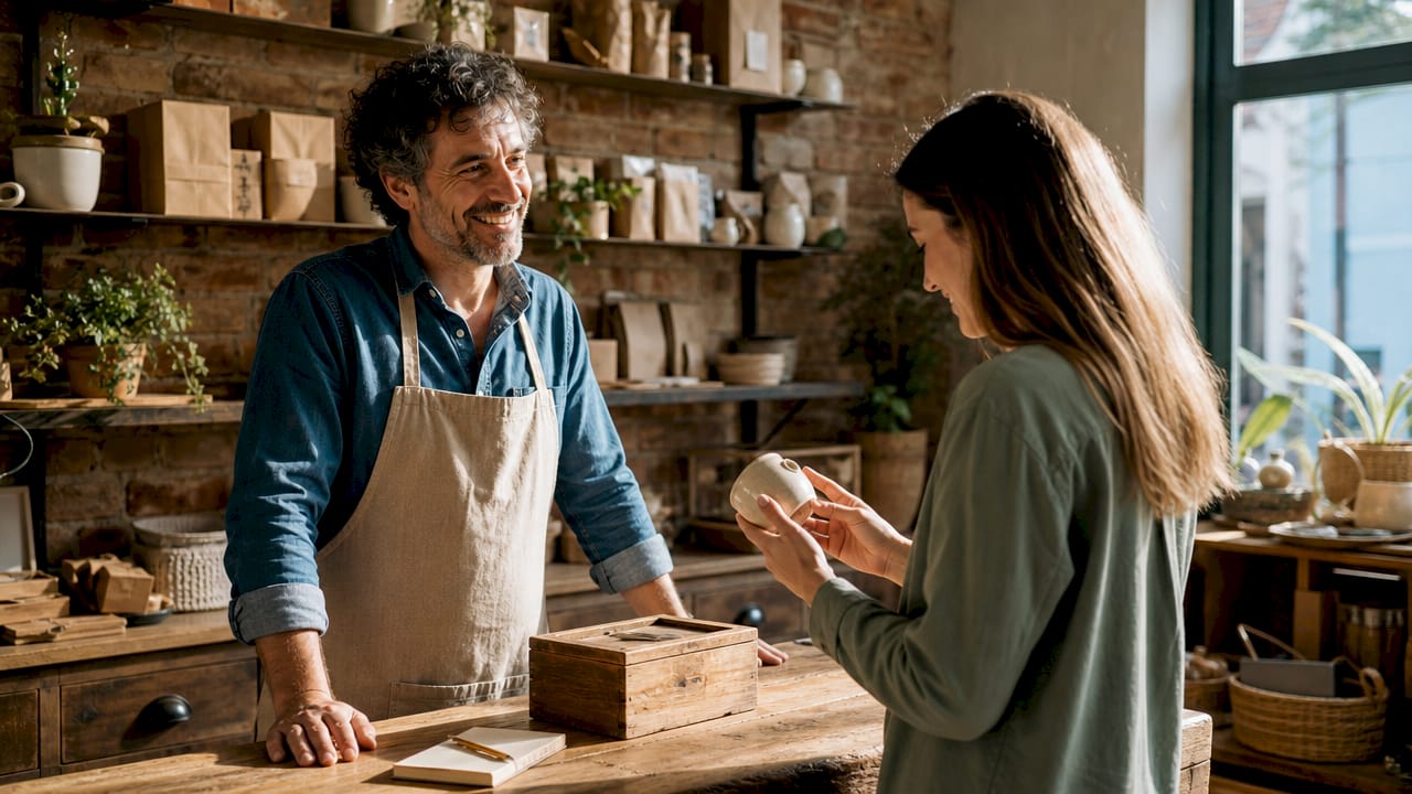 Un artisan qui crée une véritable connexion avec ses clients en leur proposant des produits à son image.