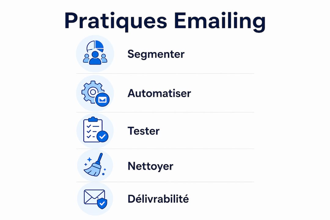 Infographie : les incontournables pour réussir vos campagnes d’emailing