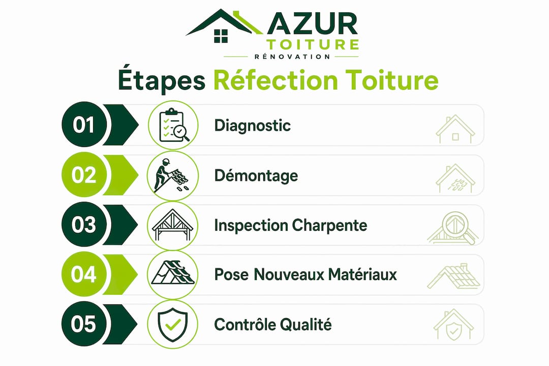 Les différentes étapes clés d’une rénovation de toiture en un clin d’œil